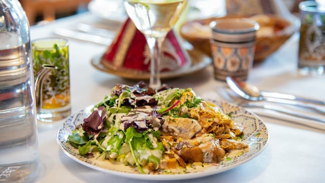 Chicken shawarma.