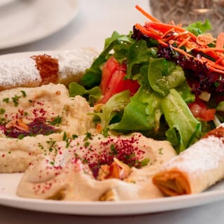 Moroccan sampler platter