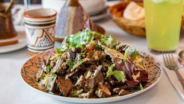 Beef shawarma.