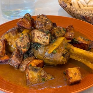 Lamb shank Casablanca