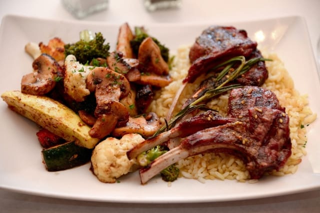 Lamb chops.
