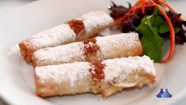 Chicken pastilla.